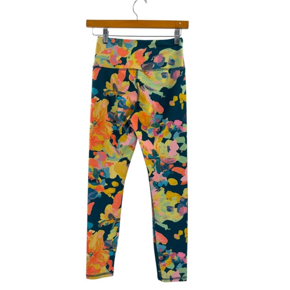 Daily practice by Anthropologie womens Liana Printed Leggings size S Multicolor - Picture 3 of 9